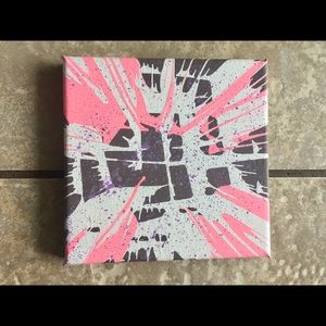 Abstract Canvas Spin Art